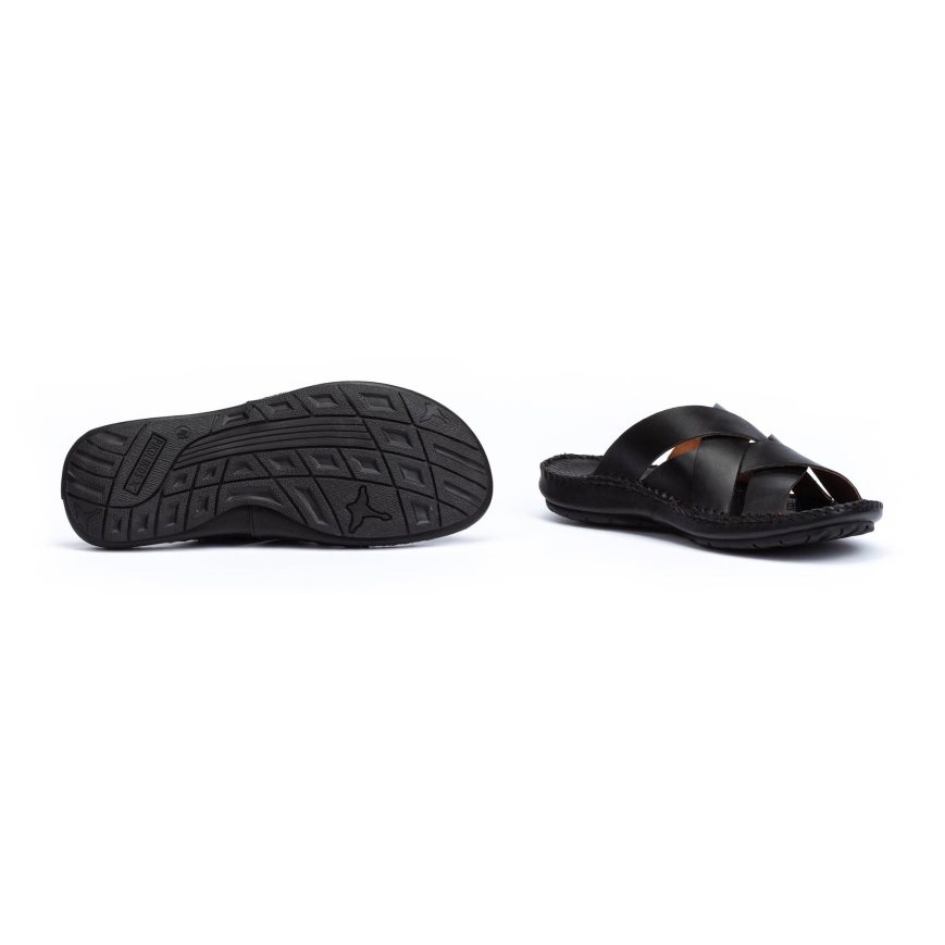 Men's Pikolinos TARIFA Sandals Black | NZ I98Q3A1